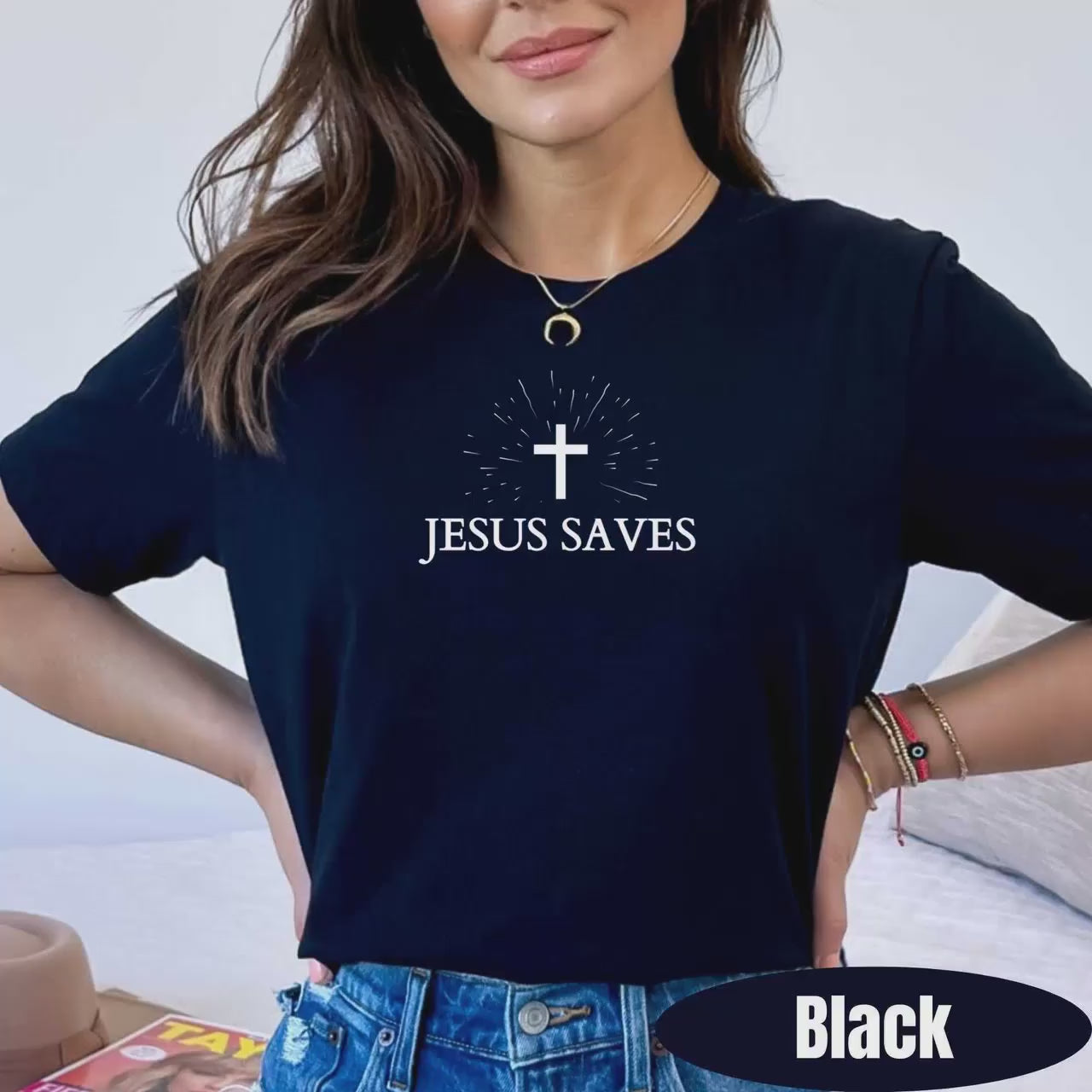 Jesus Saves Tshirt Christian Tshirt Faith Shirt Church Group Shirts Religious Tee Bible Verse Shirt Scripture Street Wear